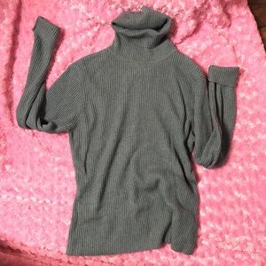 Vintage cashmere and silk turtleneck long sleeve M